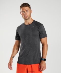 Gymshark Kadın Şort - Gymshark apeks tişört siyah/siluet grisi erkekler B26PXX646