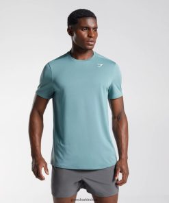 Gymshark Kadın Şort - Gymshark varış tişörtü Gök gürültüsü mavisi erkekler B26PXX763
