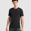 Gymshark Kadın Şort - Gymshark vazgeçilmez tişört siyah erkekler B26PXX661