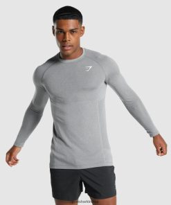 Gymshark Kadın Şort - Gymshark vital light dikişsiz uzun kollu tişört kömür marn erkekler B26PXX712