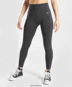 Gymshark Türkiye Mağazaları - Gymshark hayvan dikişsiz taytlara uyum sağlar vahşi | siyah kadınlar B26PXX258