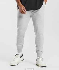 Gymshark Türkiye Mağazaları - Gymshark kret koşucular açık gri marn erkekler B26PXX1056