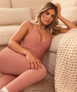 Gymshark Türkiye Mağazaları - Gymshark whitney uzun askılı sütyen kanyon kırmızısı kadınlar B26PXX201