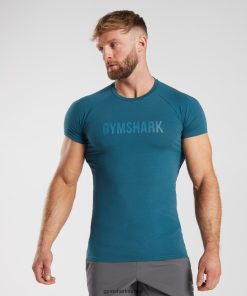 Gymshark Çorap - Gymshark apollo tişört Atlantik mavisi erkekler B26PXX753